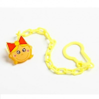 Прищепка д\пустышки Цветок Девочка