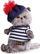 Басик в тельняшке и берете 19 см от интернет-магазина Континент игрушек