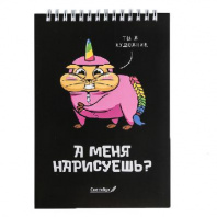 Скетчбук "А меня нарисуешь?"  А5, 40 листов 4686507 от интернет-магазина Континент игрушек