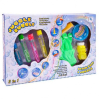 Набор для запуска мыльных пузырей с двумя насадками от интернет-магазина Континент игрушек