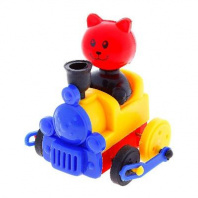 Паровоз инерционный "Зверята" от интернет-магазина Континент игрушек