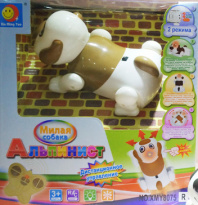 Собачка альпинист на радиоуправлении лазает по стене от интернет-магазина Континент игрушек