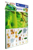 Игра магнитная развивающая. Магнитные истории. Джунгли (европодвес) от интернет-магазина Континент игрушек