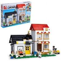 Конструктор «Двухэтажный дом», 431 деталь от интернет-магазина Континент игрушек