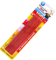 Свечи незадуваемые "Красные", 17 см 24 шт   2842407 от интернет-магазина Континент игрушек