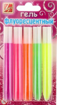 Гель блестки 5цв флуоресц от интернет-магазина Континент игрушек