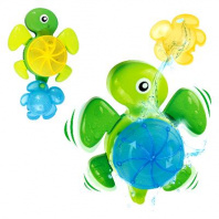 Веселое купание. Черепашка-мельница для ванной, в наборе с формочкой, 2 вида в ассортименте,  в коро