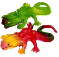 Игрушка резиновая ящерица 