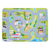 Коврик для детей "Автодорога" с машинкой (1 машинка, коврик 71х54 см)