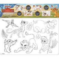 Коврик-раскраска защитный для стола Хранитель лев Дисней от интернет-магазина Континент игрушек