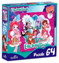 Пазл 64 Энчантималс+магнитик Волшебные подружки от интернет-магазина Континент игрушек
