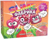 Слайм фабрика "Клубника" Набор для опытов и экспериментов Юный Химик от интернет-магазина Континент игрушек