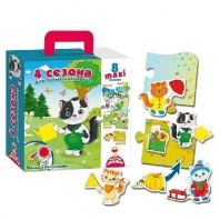 Пазл с липучками "4 сезона" от интернет-магазина Континент игрушек