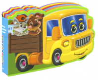 Книжка с мягкими пазлами "Грузовичок" от интернет-магазина Континент игрушек