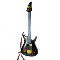 Электрогитара черная на батарейках, в открытой коробке, 22,5х8х66,5см от интернет-магазина Континент игрушек