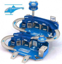 Гараж Полицейская станция 45х27,5х15,5 см. от интернет-магазина Континент игрушек