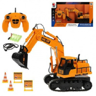 Экскаватор гусеничный р/у, аккум., управляемый ковш, вращение башни от интернет-магазина Континент игрушек