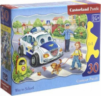 Пазл Castorland Дорога в школу 30 деталей (MIDI) от интернет-магазина Континент игрушек