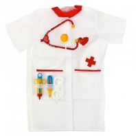 Набор Доктор (халат,колпак,стетоскоп,укол,градусник,очки) 86837 86837 от интернет-магазина Континент игрушек