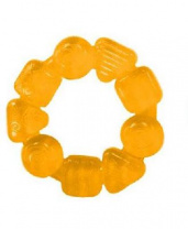 Прорезыватель «Карамельный круг» жёлтый