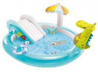 Игровой центр «Крокодильчик», 201 х 170 х 84 см, с горкой и игрушками, от 2 лет, 57165NP