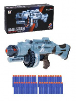Бластер эл. с мягкими пулями, 40 м/пуль, эл.пит.АА*6шт.не вх.в комплект от интернет-магазина Континент игрушек