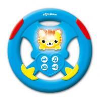 Руль музыкальный Бип-бип Голубой (в коробке) от интернет-магазина Континент игрушек