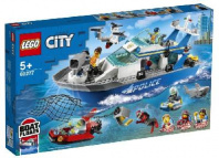 Конструктор LEGO City Police Катер полицейского патруля 60277 от интернет-магазина Континент игрушек