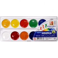 Акварель "Классика" 12 цветов без кисти от интернет-магазина Континент игрушек