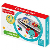 Мозаика настольная Фишер Прайс (40 фишек диам. 20 мм) 29,5х19х4,5 см. от интернет-магазина Континент игрушек