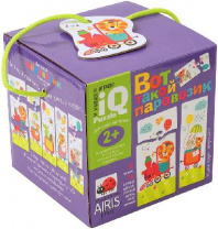 Для самых маленьких. 2+ Вот такой паровозик. Пазлы от интернет-магазина Континент игрушек