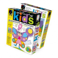 Аппликация для малышей №5 Бабочка Крылатая барышня от интернет-магазина Континент игрушек