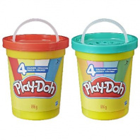 PLAY-DOH. ПЛЭЙ-ДО Набор игровой Большая банка 4 цвета от интернет-магазина Континент игрушек
