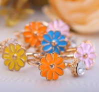 Кольцо детское "Ромашки", 2 в 1 от интернет-магазина Континент игрушек