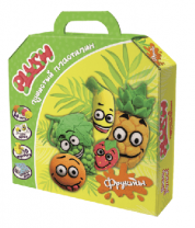 Пластилин пушистый "PLUSH" "Фрукты" от интернет-магазина Континент игрушек