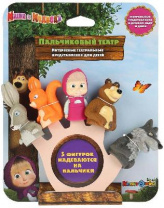 Игрушка для купания Маша и Медведь, пальчиковый театр, 5 штук
