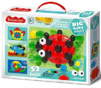 Мозаика для самых маленьких BABY TOYS d25, d40/5 цв/52 эл от интернет-магазина Континент игрушек