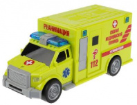 Машина свет+звук "Реанимация" 19,5см, инерционная, открываются двери от интернет-магазина Континент игрушек