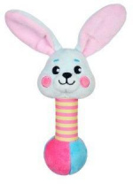 Погремушка со звуком "Зайка"
