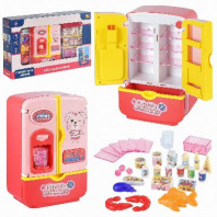 Помогаем Маме. Бытовая техника "Холодильник двухсторонний с продуктами", со световыми и звуковыми эф от интернет-магазина Континент игрушек