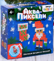 ЭВРИКИ Аквамозаика "Дед мороз и носок", 200 деталей, Sl-02404   4336964 от интернет-магазина Континент игрушек