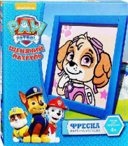 Фреска. Картина из песка. Щенячий патруль "Скай" от интернет-магазина Континент игрушек