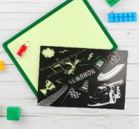 Планшет для рисования светом "Чемпион" + трафарет   2798185 от интернет-магазина Континент игрушек