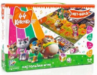 Игра настольная 44 Котенка "Кет-Бенд" от интернет-магазина Континент игрушек