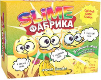 Слайм фабрика "Банан" Набор для опытов и экспериментов Юный Химик от интернет-магазина Континент игрушек