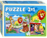 Макси-пазл 2в 1 "В мире животных" 15 и 24 эл. ПМ-0644   4701454 от интернет-магазина Континент игрушек