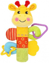 Пищалка с погремушками "Жирафики"