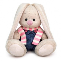 Зайка Ми в джинсовом комбинезоне малыш 15 см от интернет-магазина Континент игрушек