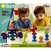 Конструктор мягкий, с присосками, 13 предметов наборе, 23x4,5x20см от интернет-магазина Континент игрушек