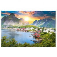 Роспись по холсту Красивый горный пейзаж, 40х50 см от интернет-магазина Континент игрушек